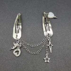 Unik handgjorda metall hårklämmor  - Unik handgjorda metall hårklämmor 🎀. Material:zinklegeringar,plast och, rostfritt stål.