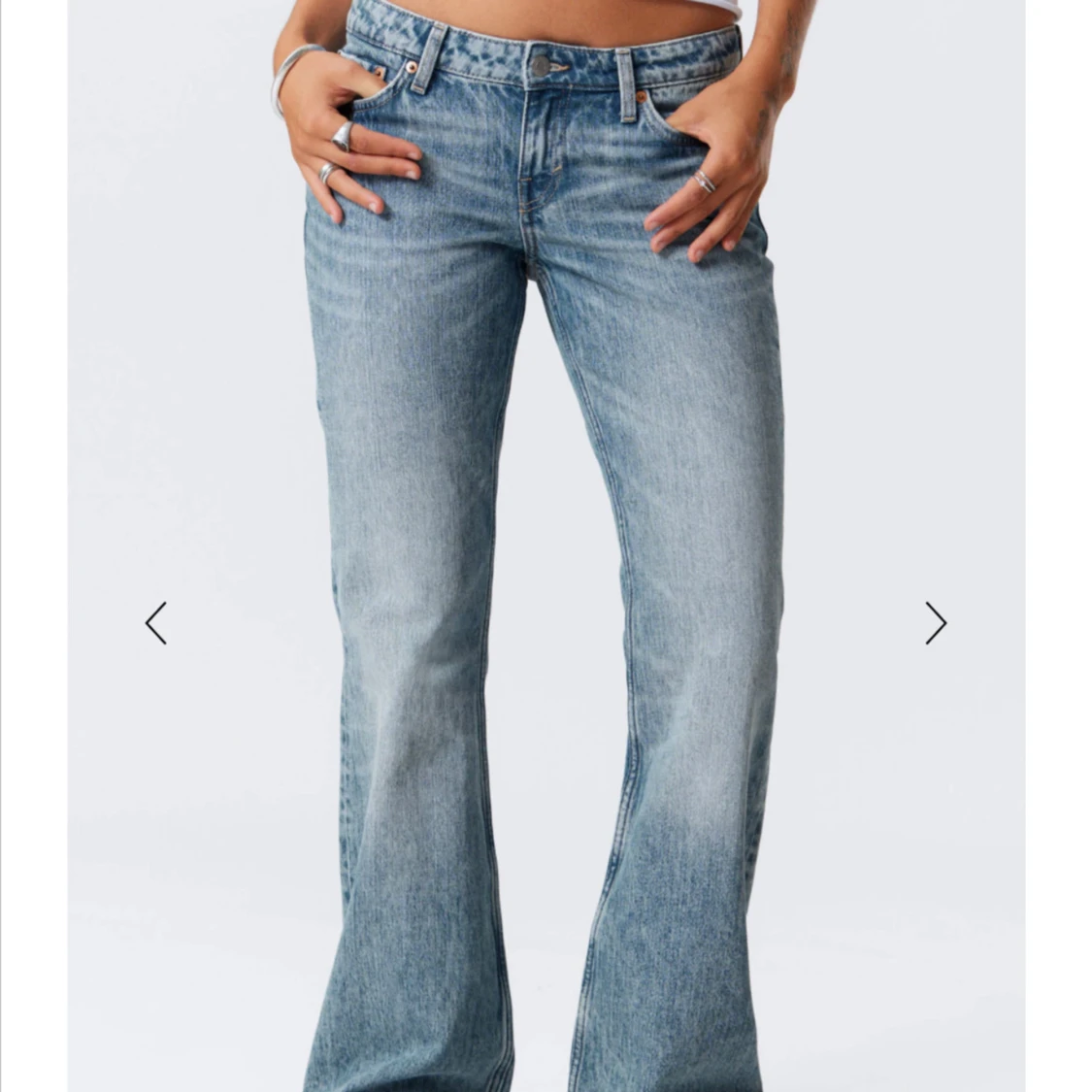 Weekday Nova Low Slim Bootcut Jeans - 1