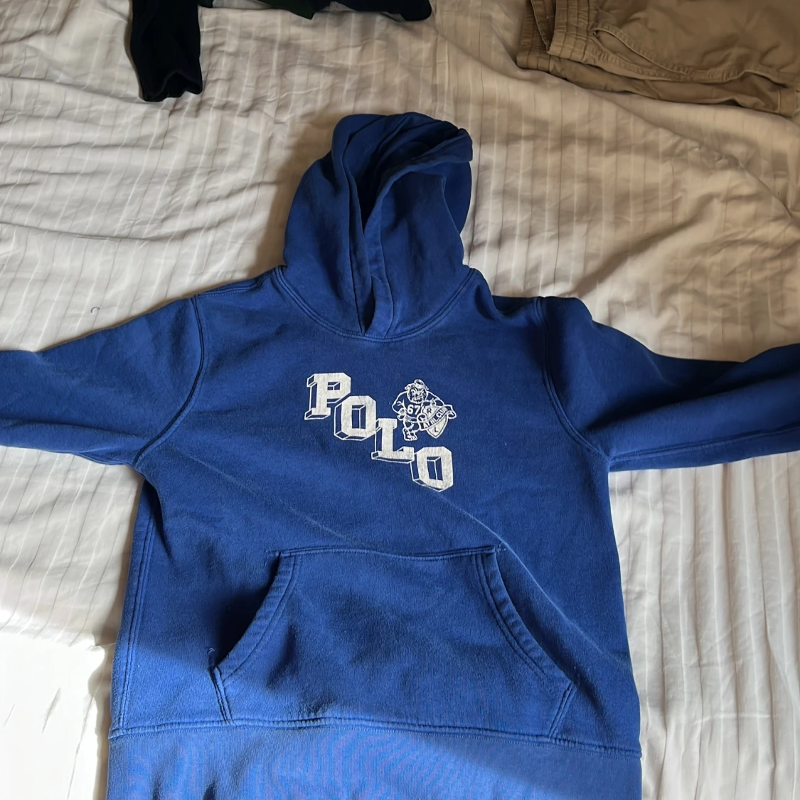 Blå hoodie från Polo Ralph Lauren