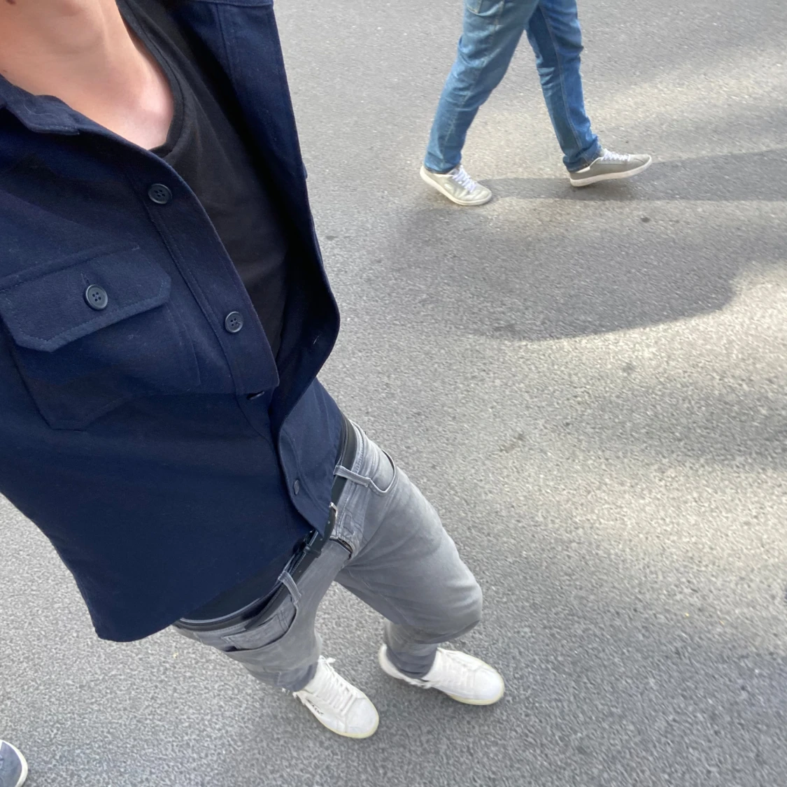 Marinblå overshirt från Riely - 1