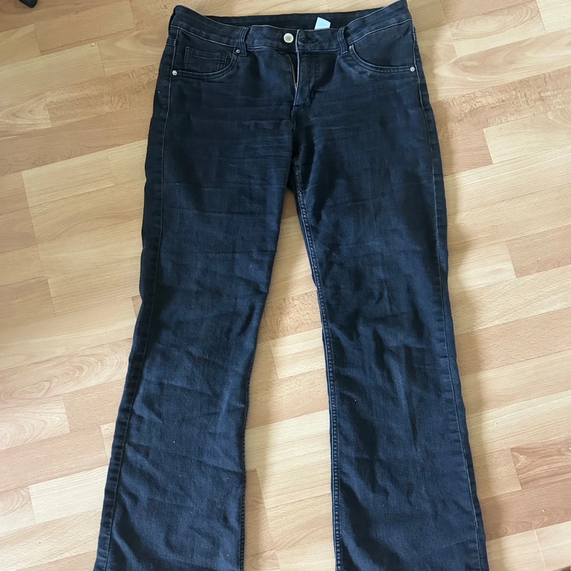 Lågmidjade bootcut jeans 
