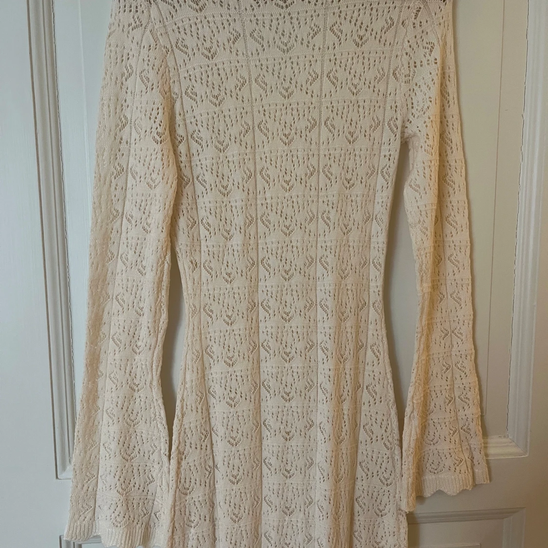 Lång stickad spetsklänning BYIC - 2