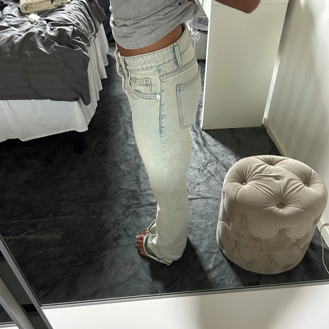 Lågmidjade jeans - 1