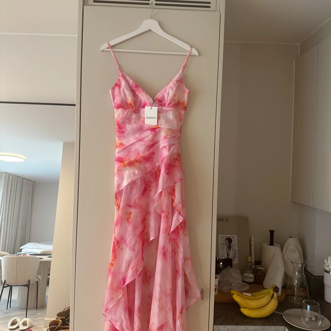 Rosa långklänning från Bardot - 2