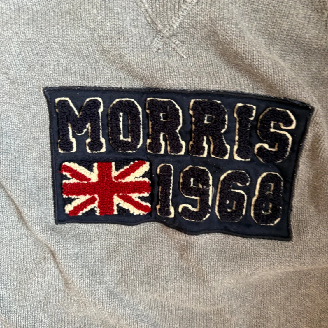 Grå bomullströja Morris  - 1