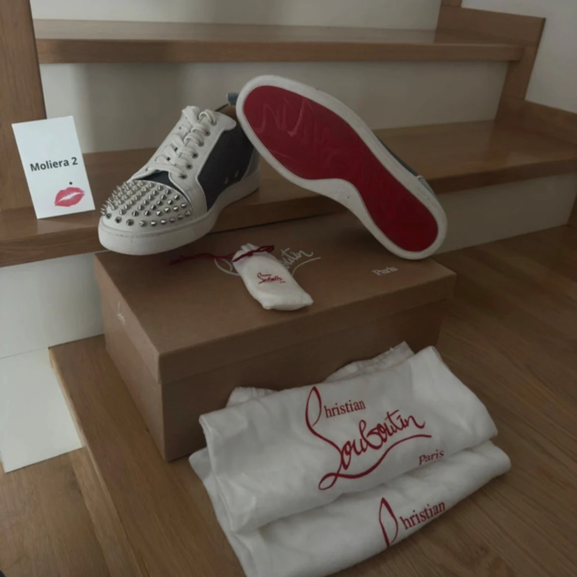 Christian Louboutin sneakers med nitar - 1