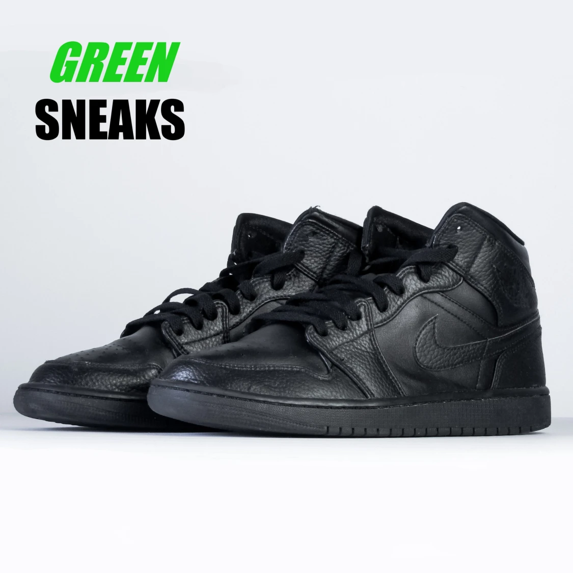 Air Jordan 1 Mid - Svart - 1