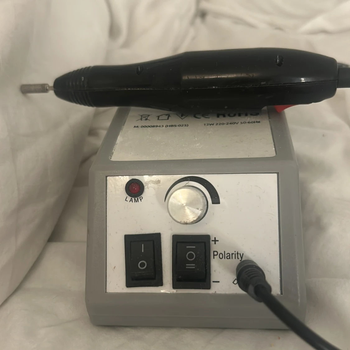 Elektrisk nagelfil med sliphuvuden - 1