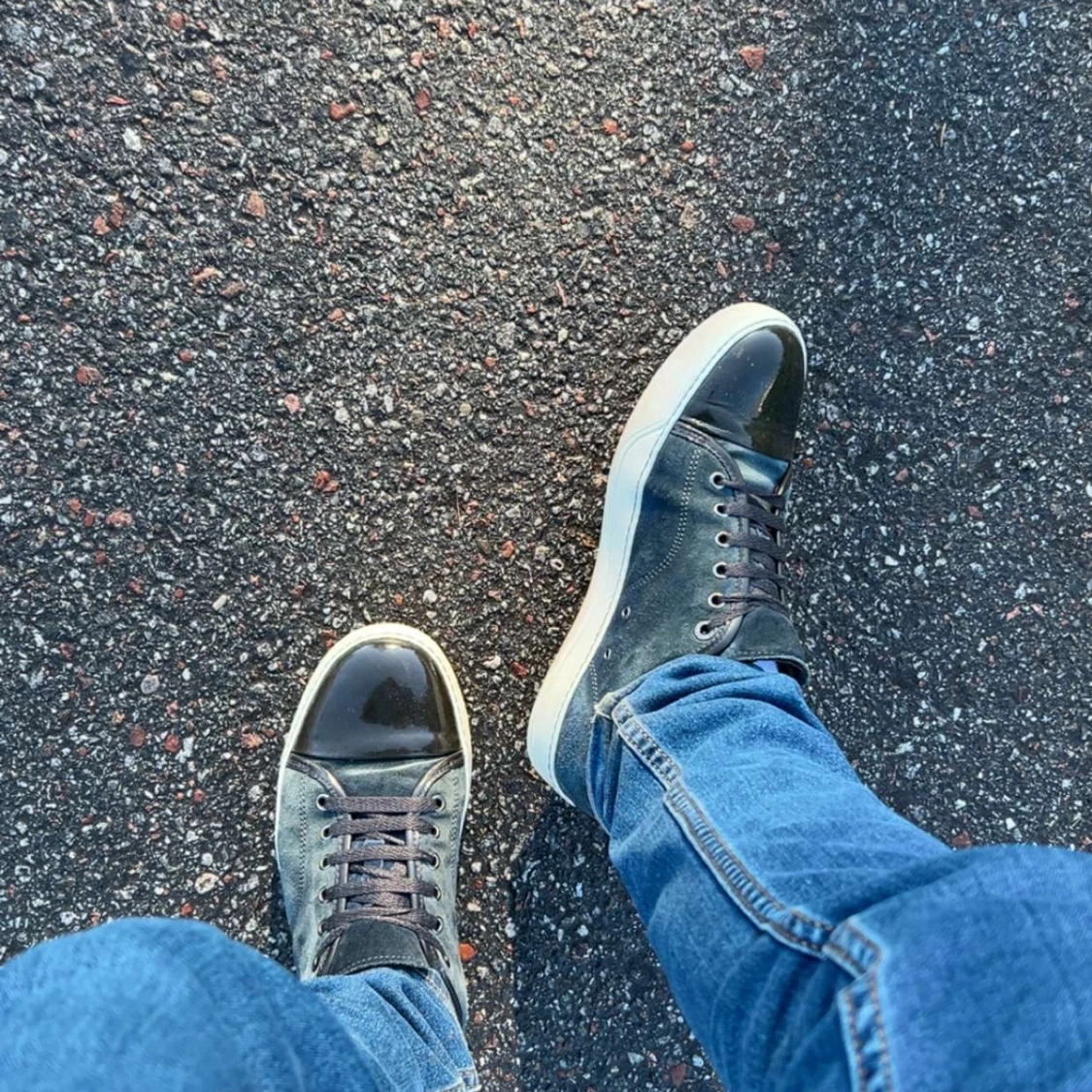 Blågröna lanvins med dustbag