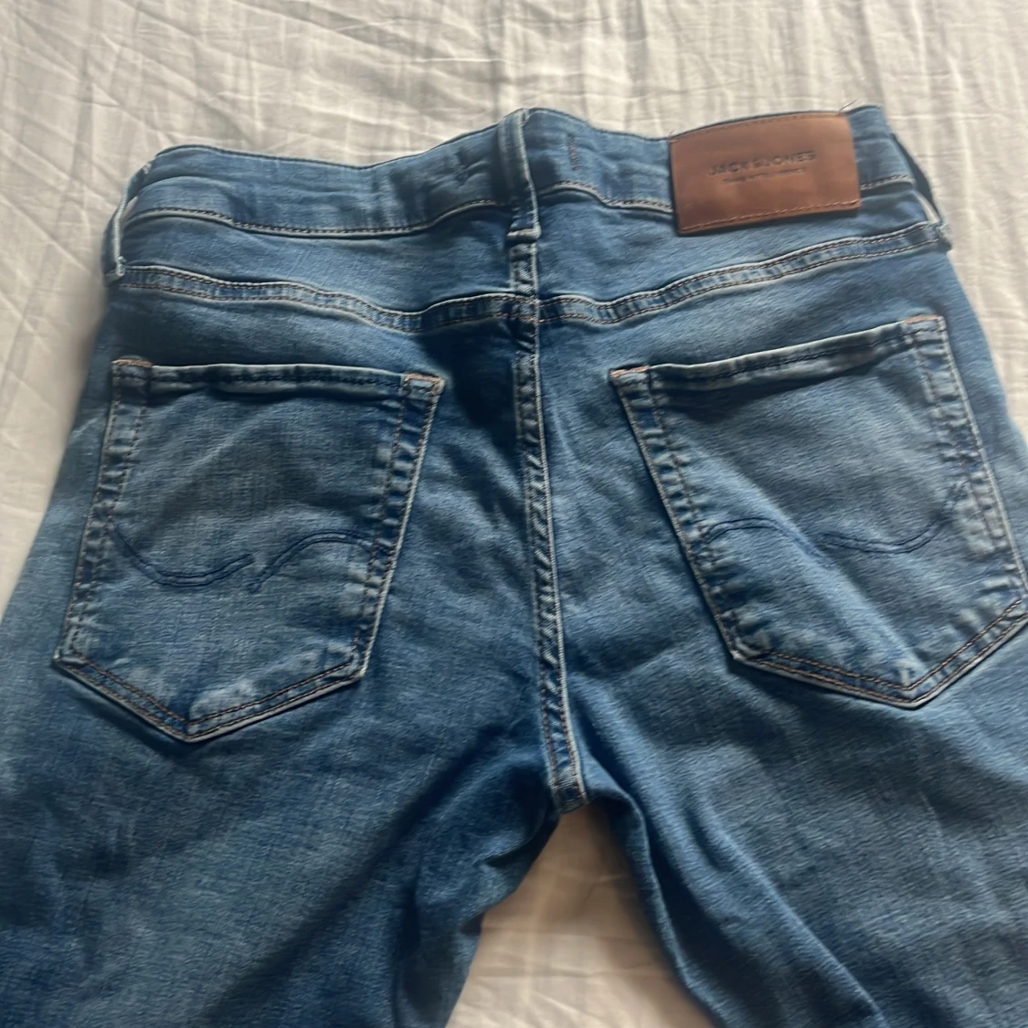 Blå jeans från Jack & Jones, 28/32 Slim Glenn - 1