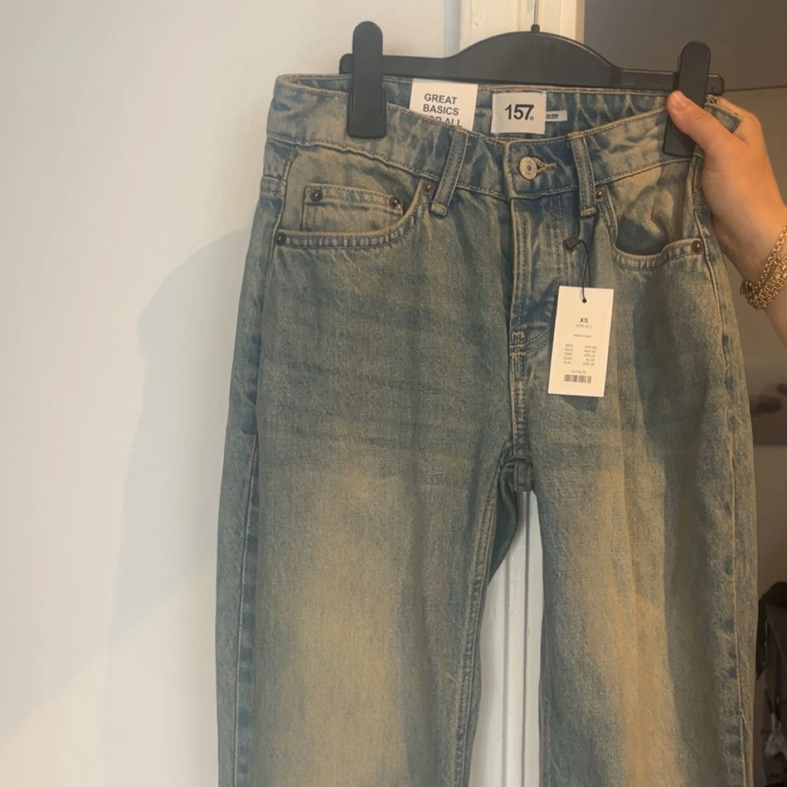  Blågröna jeans från lager  157  XS  - 2
