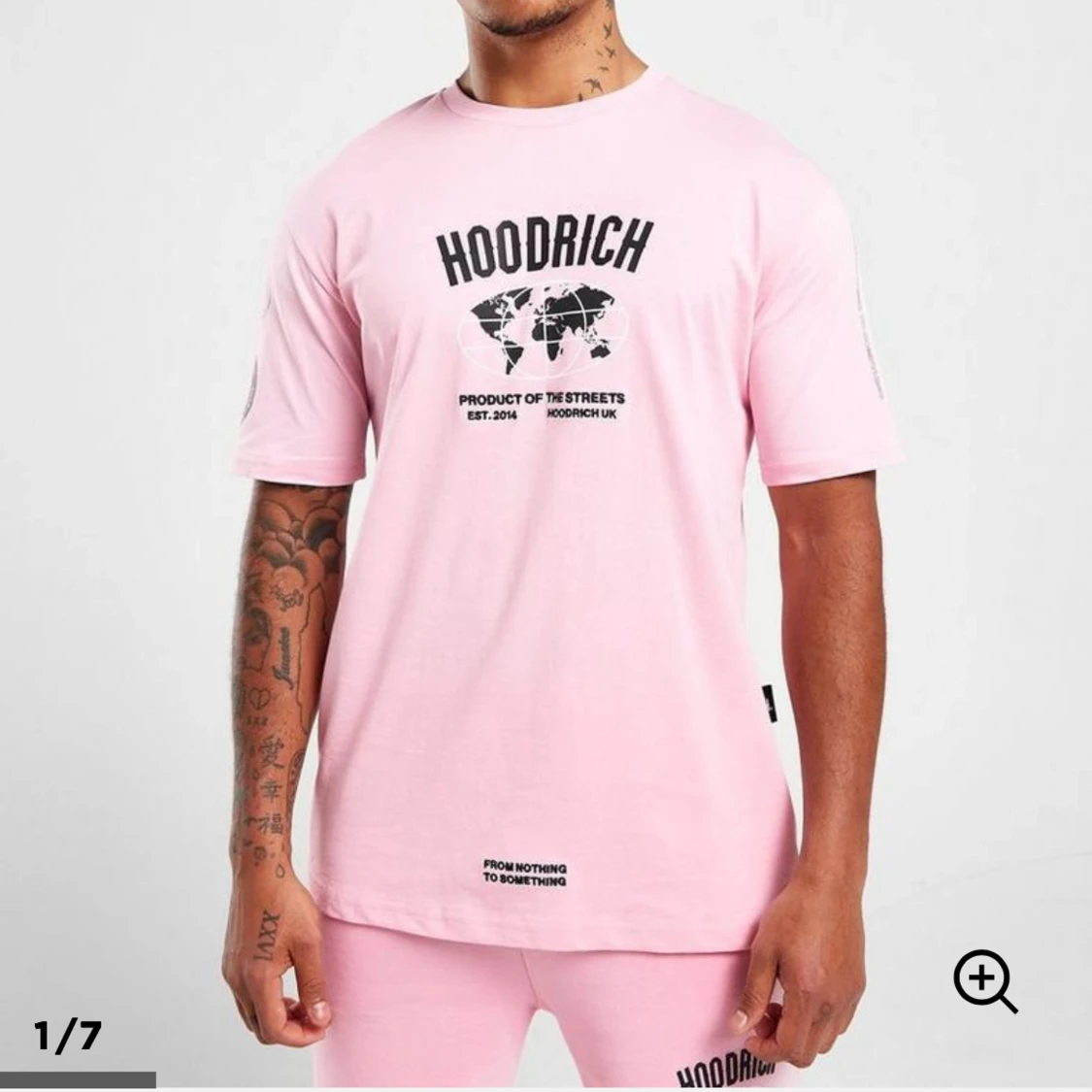 Rosa t-shirt från Hoodrich XS - 4