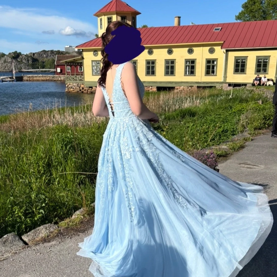 Blå balklänning - 1