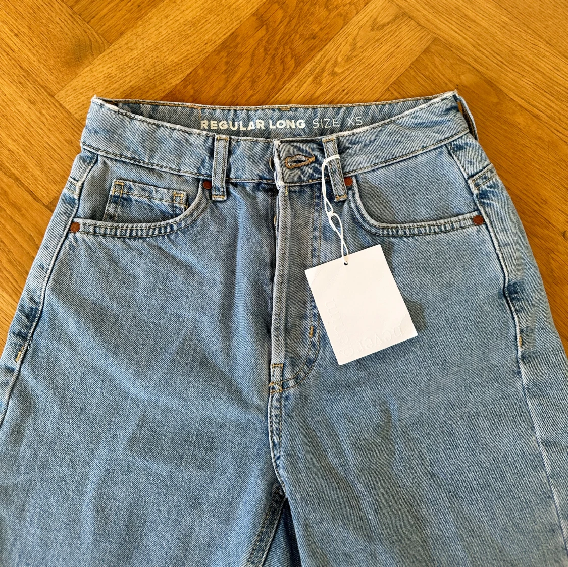 Ljusblå jeansshorts  - 3