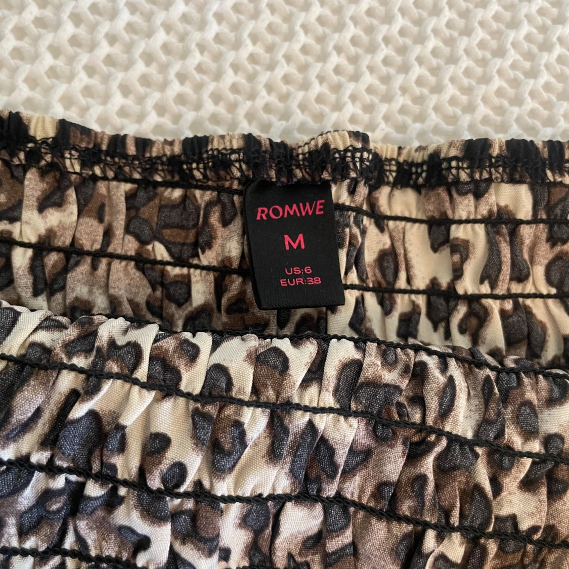 Leopardmönstrad tubtopp - 2