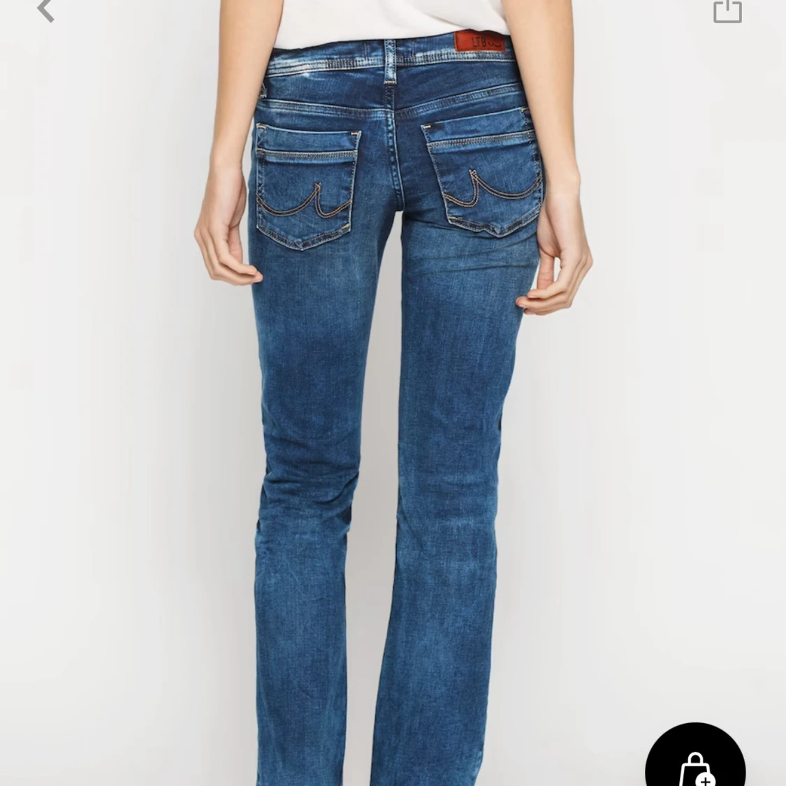 Blå Low Waist jeans från Ltb - 1