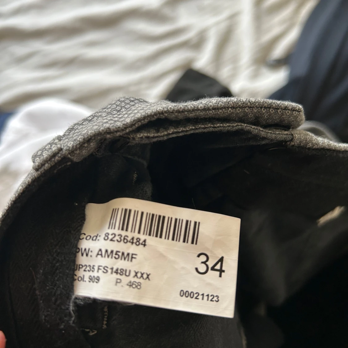 Grå dondup kostymbyxor - 2