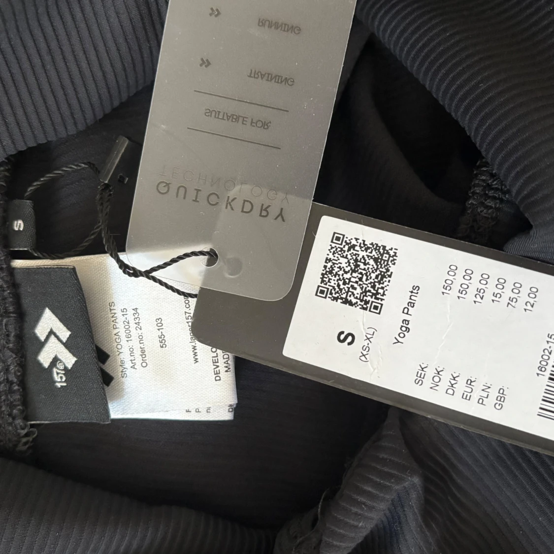 Svarta yoga pants från lager 157, stl S - 2