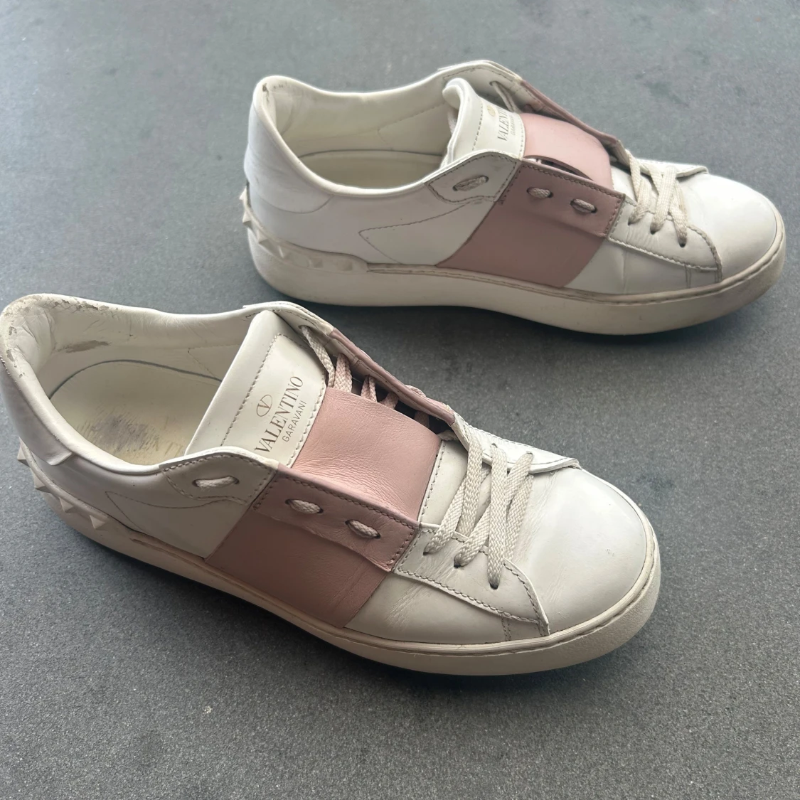 Valentino Garavani sneakers vit/rosa - 2