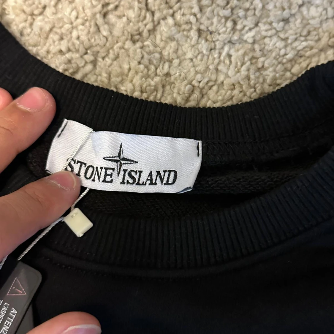 Svart Stone Island sweatshirt - 3