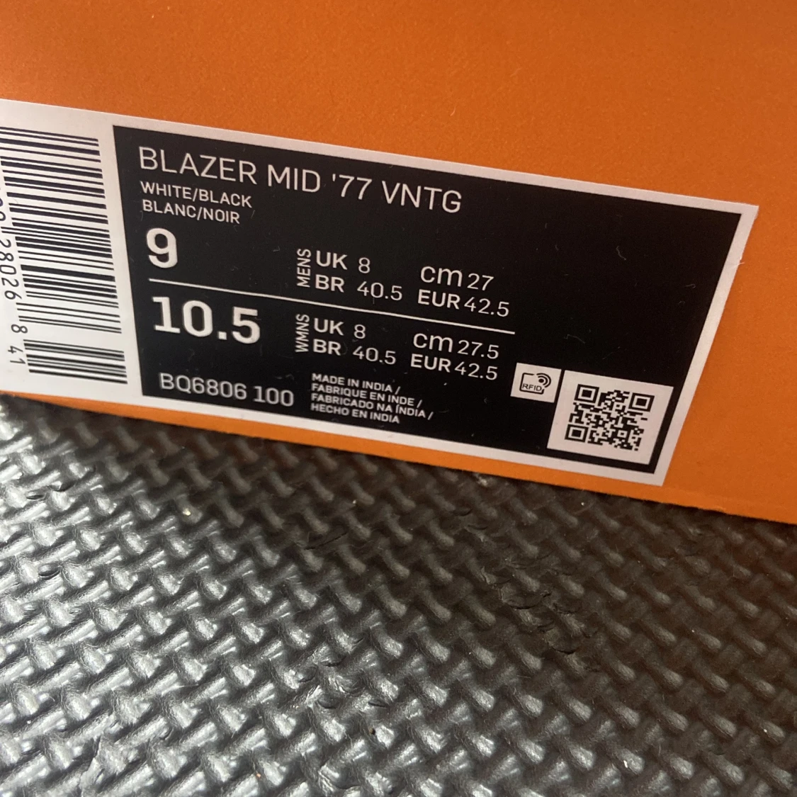 Nike Blazer Mid '77 Vintage vit/svart - 2