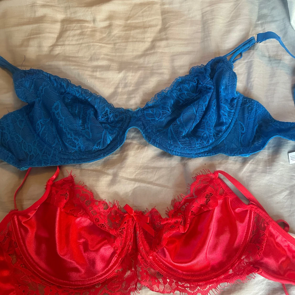 Röd o blå topp  - 1