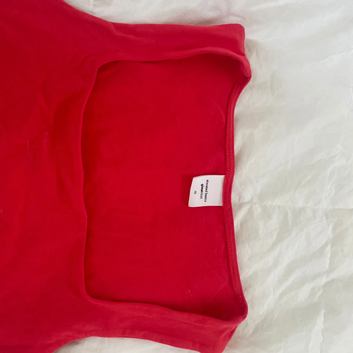 Röd linnetopp från Gina Tricot XS - 1