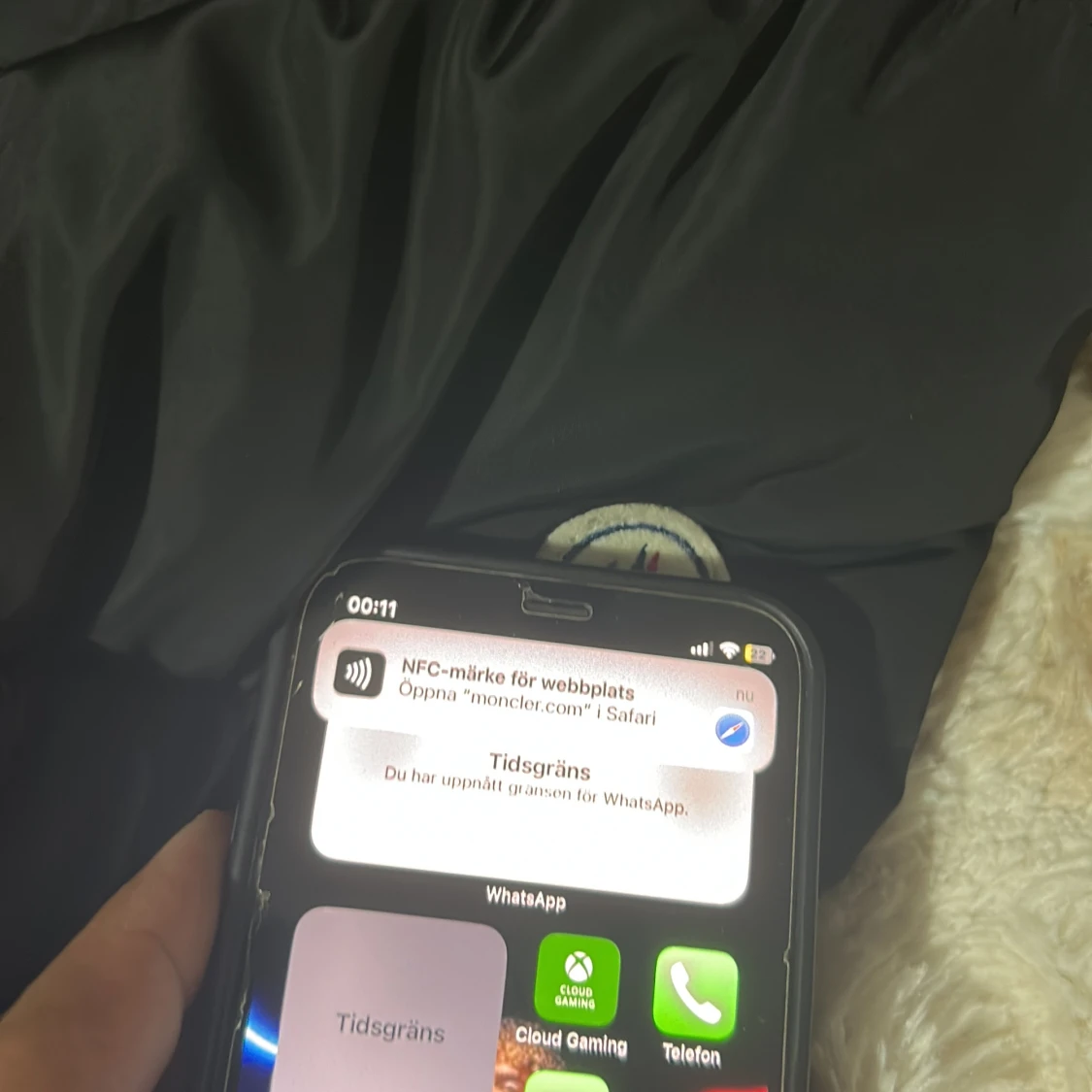 Svart pufferjacka från Moncler - 2