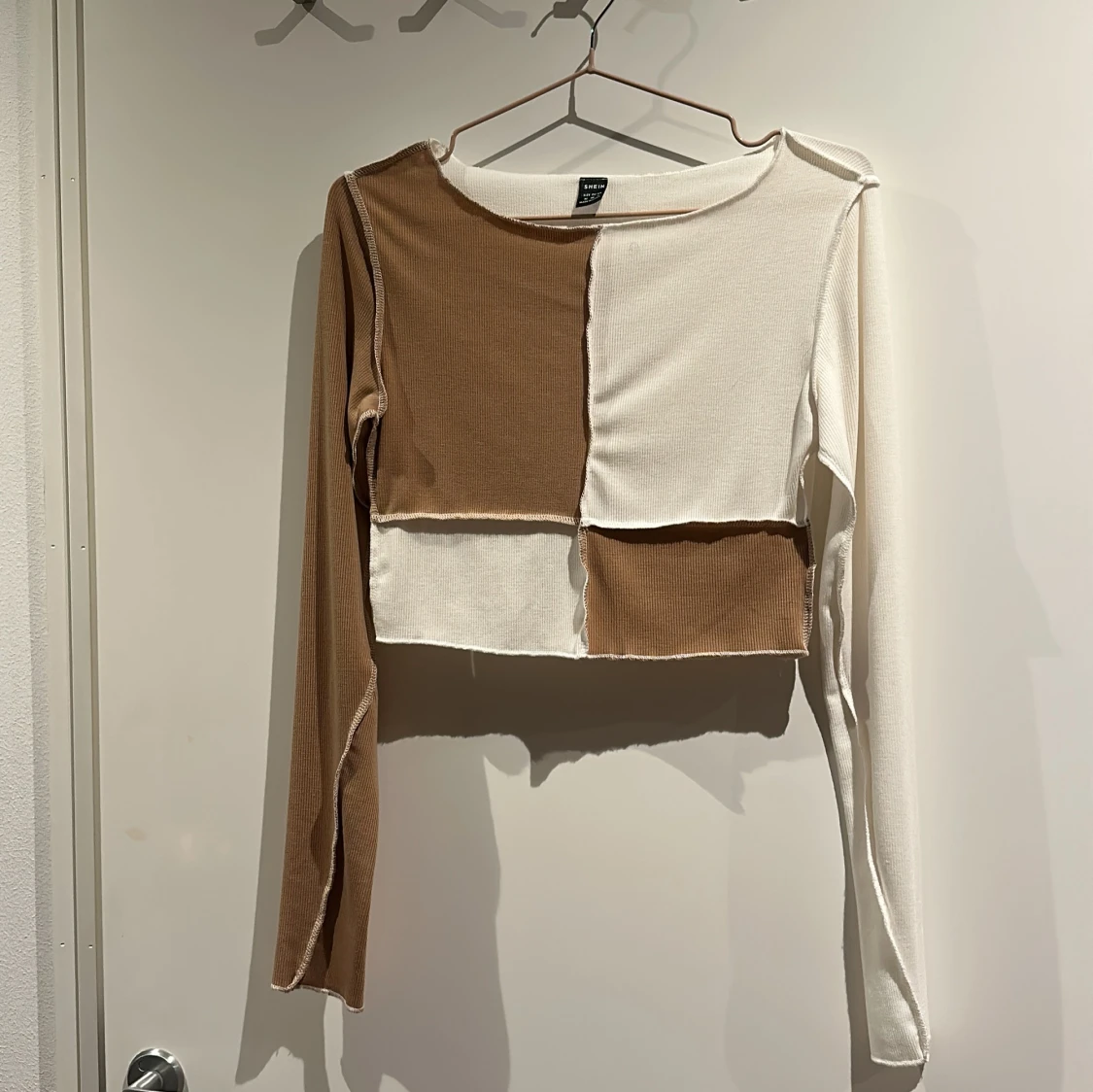 Patchwork croppad topp