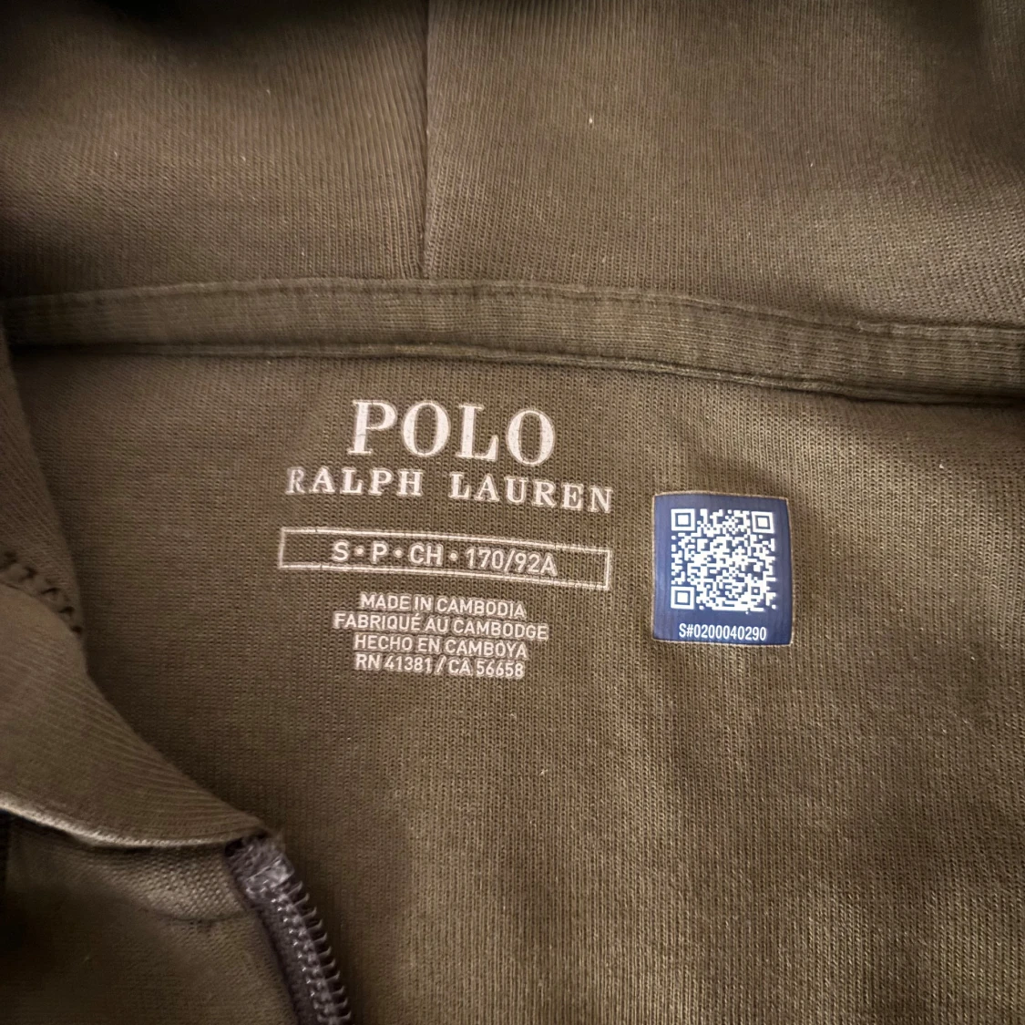 Zip tröja från ralph lauren - 1