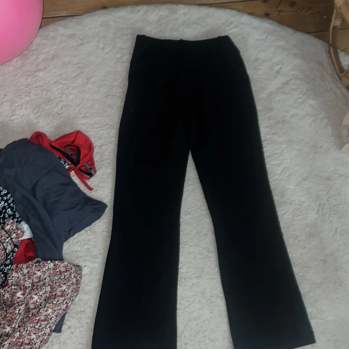 Svarta kostymbyxor med raka ben - 2