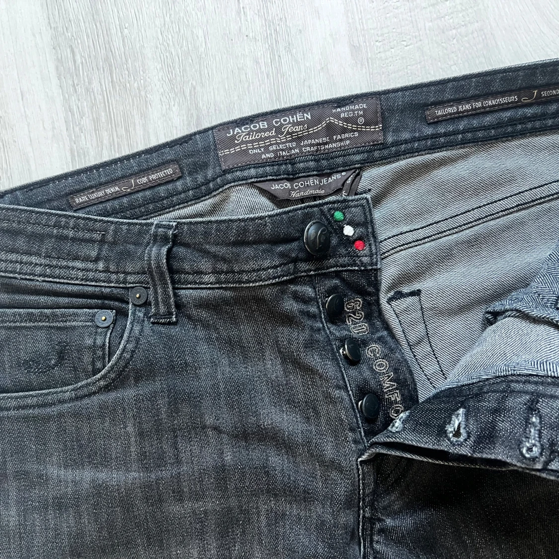 Jacob Cohen svarta straight jeans - 3