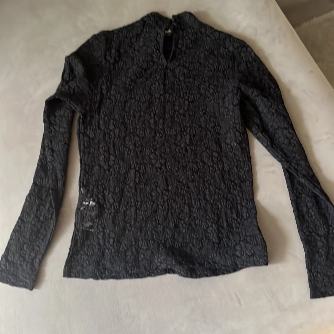 Svart spetsblus från VILA - 1