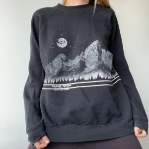 Svart sweatshirt - Svart oversized sweatshirt! Skriv ifall ni har frågor💋