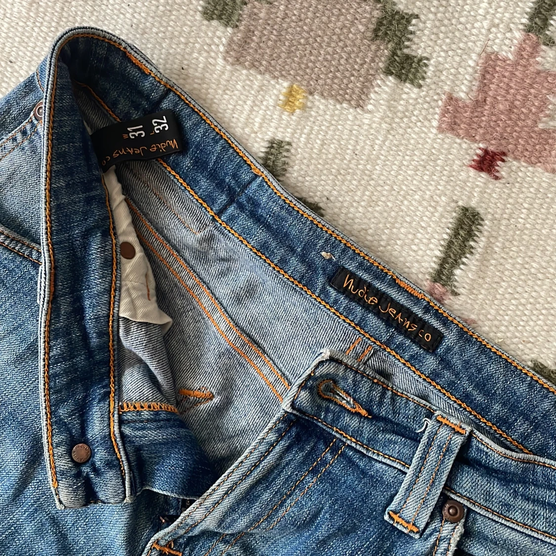 Blå Nudie Jeans - 2