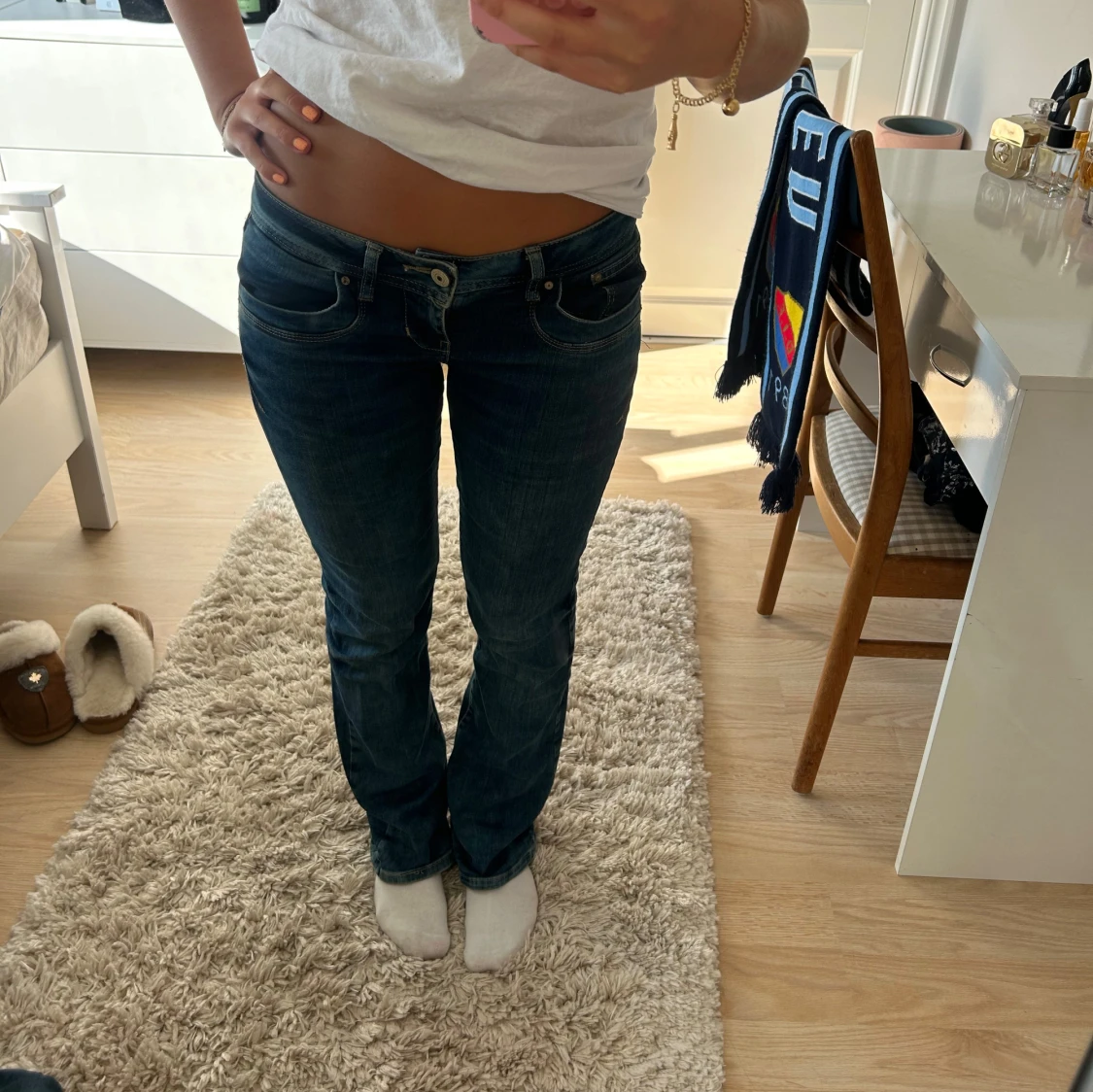  Lågmidjade bootcut jeans 