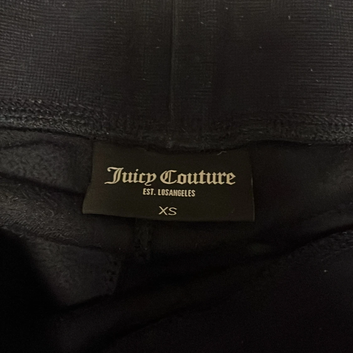 Mörkblåa mjukisbyxor i sammet Juicy Couture - 4