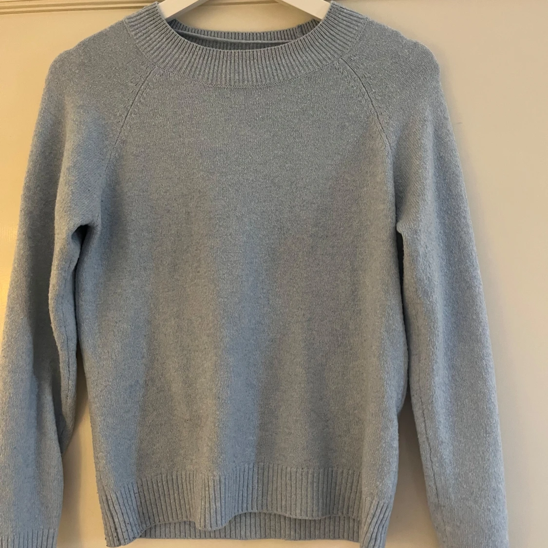 Ljusblå stickad tröja från Vero Moda i XS - 1