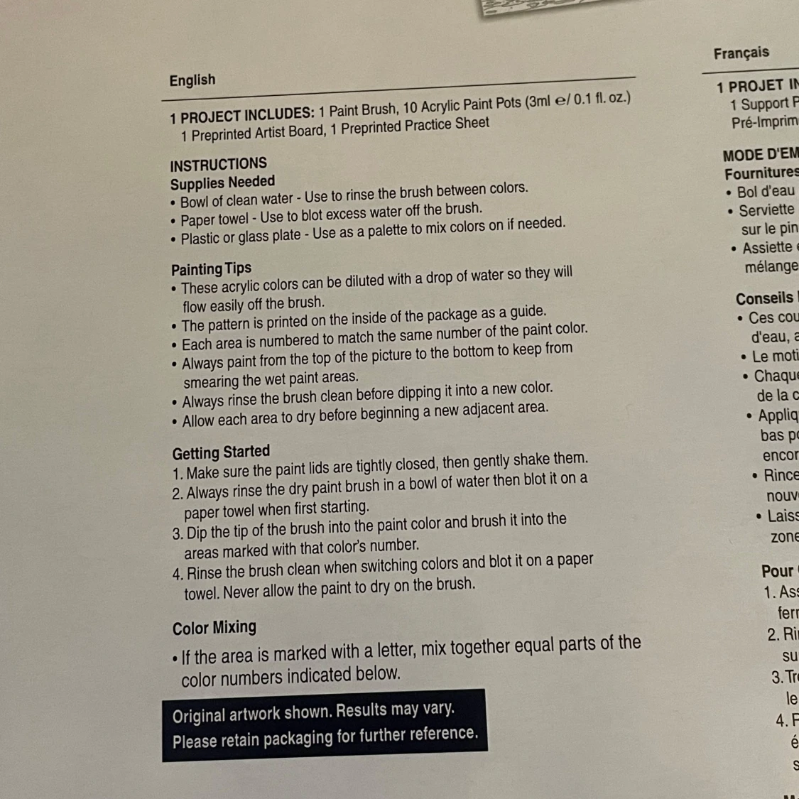 Paint by Numbers målar-pyssel - 2