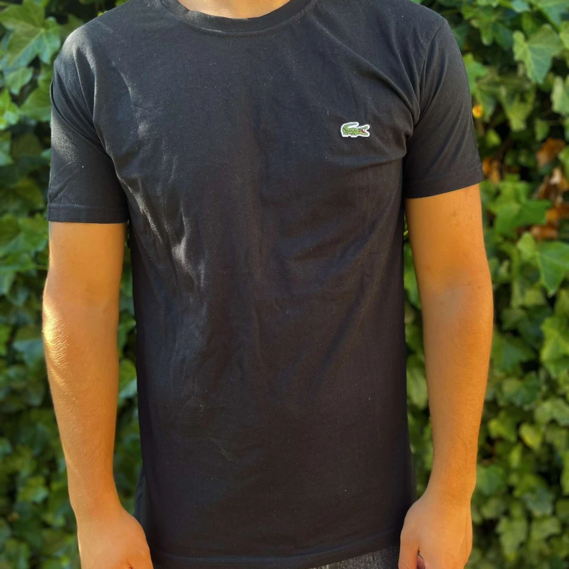 Svart t-shirt från Lacoste