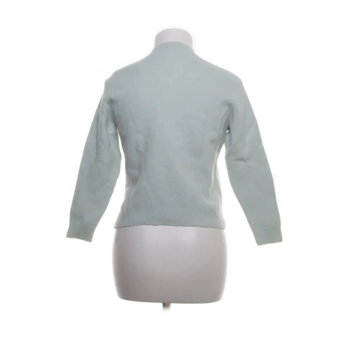 Ljusblå stickad tröja  - 4