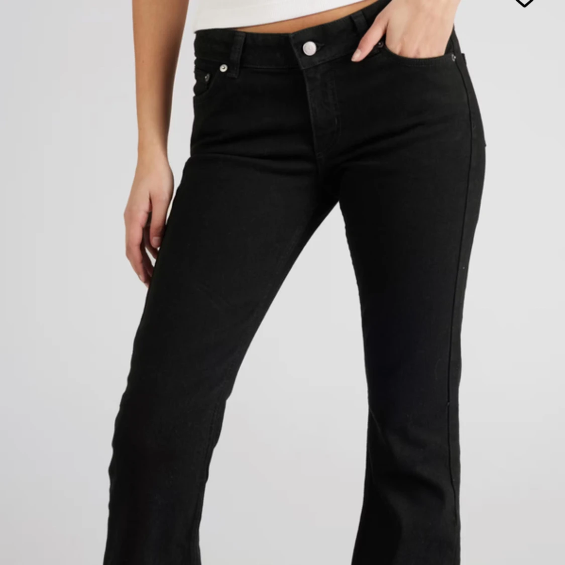 Svarta jeansbyxor från Junkyard