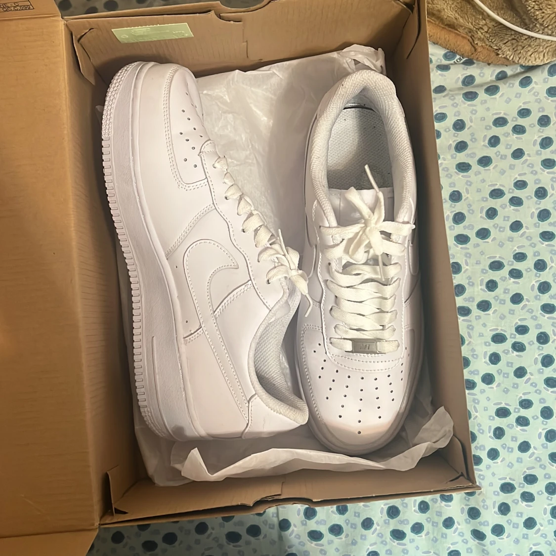 Nike Air Force 1 helvita sneakers - 1