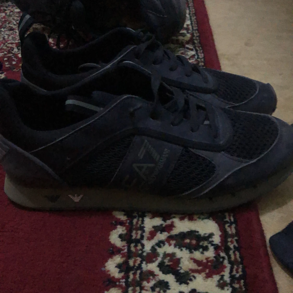 Svarta sneakers från EA7 Emporio Armani - 1