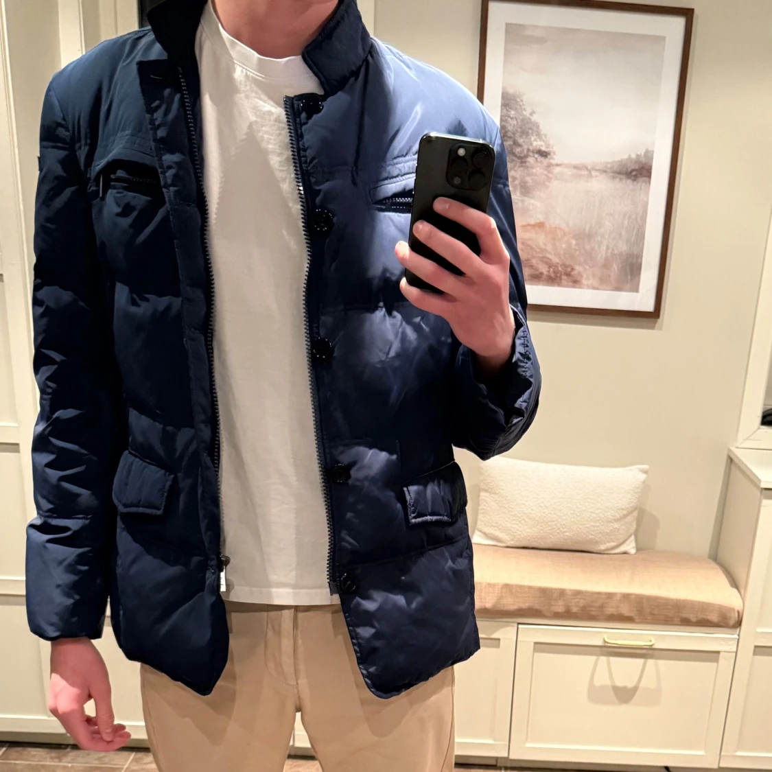 Blå jacka från Trussardi Jeans