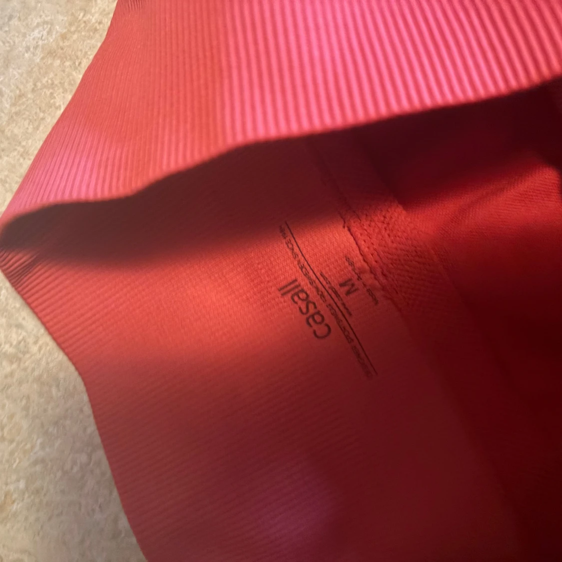 Röda träningstights från Casall - 2