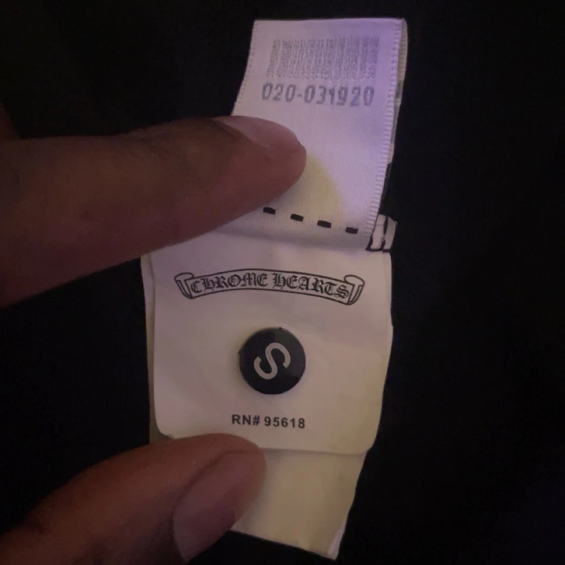 Chrome Hearts Stencil Hoodie - strl M - 4