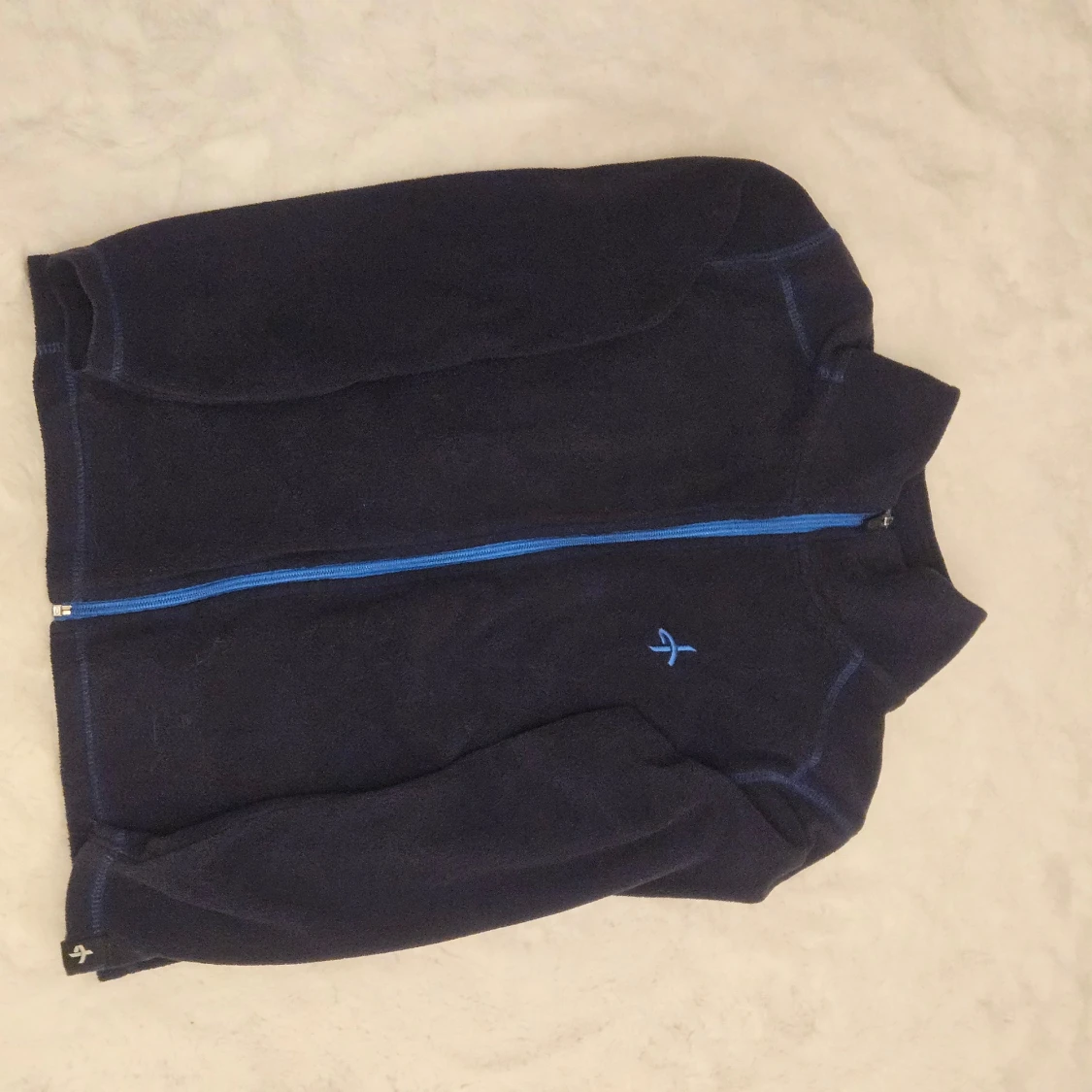 Mörkblå fleecejacka från Cross Sportswear