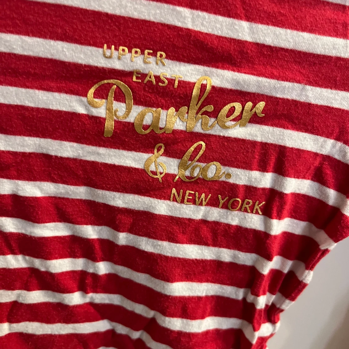 Röd- och vitrandig topp från H&M - 2