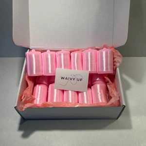 WAIVY UF’s satinpapiljotter  - 16 st papiljotter    NÅN SAKNAS!!! Köpt från UF företag!!